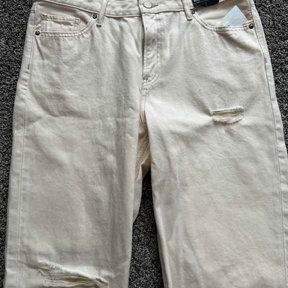 Express relaxed taper mid rise jeans 12 12R NEW - Picture 3 of 6